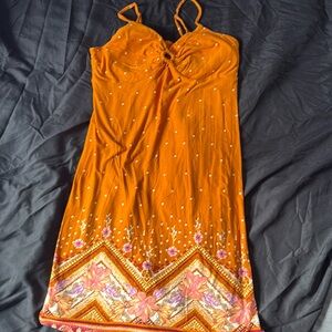 Orange sundress